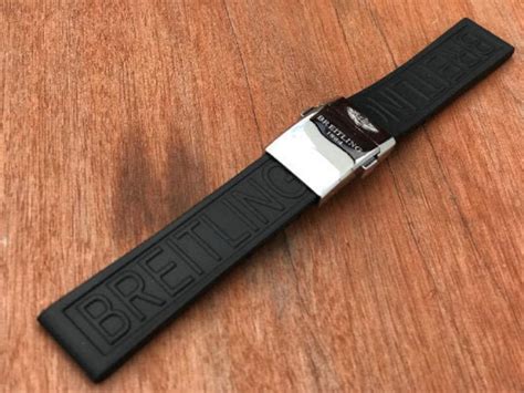 breitling rubber band|breitling rubber strap 24mm.